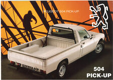 Catalogue prospekt brochure Peugeot 504 pick-up châssis cabine 1994 FR, usado comprar usado  Enviando para Brazil