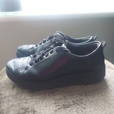 Fitflop black leather for sale  IPSWICH