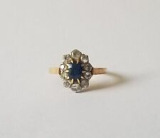 bague ancienne saphir diamant d'occasion  Yerres