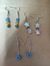 Pairs bead earrings for sale  HALESOWEN