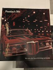 Rare pontiac 70s for sale  UK