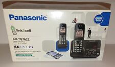 Conjunto de telefone sem fio Panasonic KX-TG7622 Bluetooth link-to-cell DECT 6.0 PLUS comprar usado  Enviando para Brazil