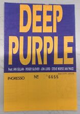 Biglietto deep purple usato  Aosta