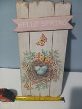 Hello spring sign for sale  Jamesville