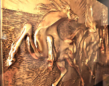 Bassorilievo bronzo dorato usato  Milano