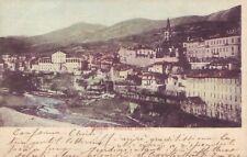 Dronero panorama 1903 usato  Villarbasse