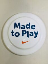 NIKE ""MADE TO PLAY"" PROMOCIÓN Disco Frisbee Naranja-Cuadro Blanco, usado segunda mano  Embacar hacia Argentina