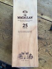 Botella de whisky de roble fino Macallan 25 años caja de madera solo Suntory importado segunda mano  Embacar hacia Argentina