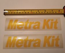 Metra kit decal for sale  LIVERPOOL