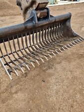 Digger excavator rake for sale  SPALDING