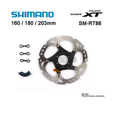 Usado, Freio a disco rotor SHIMANO XT SM-RT86 6 parafusos 160/180/203 Ice Point Technology MTB comprar usado  Enviando para Brazil