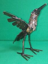 Ornamental Arts & Crafts Recycled Metal Bird Figurine- possibly by Zimbolic for sale  Shipping to South Africa