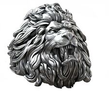 Lion head ring for sale  ROTHERHAM