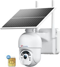 Ctronics 4G LTE kamera monitorująca zewnętrzna z kartą SIM, 2K 3MP solarna kamera PTZ na sprzedaż  Wysyłka do Poland