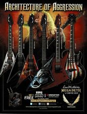 DAVE MUSTAINE de Megadeth - guitarras dean - anuncio impreso 2012 segunda mano  Embacar hacia Argentina