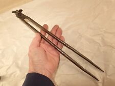 Atqe Blacksmith Hand-Forged Iron 14" Long Wheelwright Compass Divider Calipers., used for sale  Shipping to South Africa