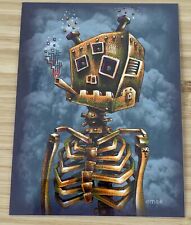 NEW EMEK 3X4" Smoking Robot STICKER from Poster Print Art for sale  Shipping to Canada