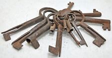Bunch of 13 Vintage Antique Iron Keys Original Old Hand Crafted, used for sale  Shipping to South Africa