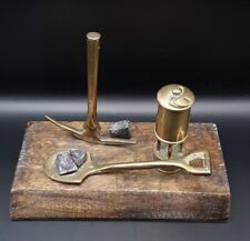 Vintage brass wooden for sale  PORT TALBOT