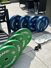 bumper plates olympic weight for sale  LONDON