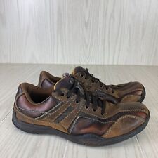 Skechers Mens Cush Sock Leather Shoes Casual Sneakers Brown SN60740 Size 10, used for sale  Shipping to South Africa