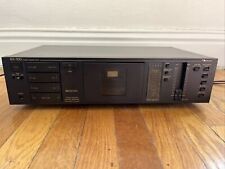 Nakamichi BX-100 2 Head 3 motor Stereo Cassette Deck  Black With Cables for sale  Shipping to Canada