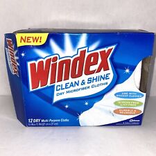 Usado, Panos de microfibra Windex Clean And Shine caixa aberta - 6 quilates (1/2 caixa) comprar usado  Enviando para Brazil