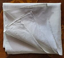 Large Antique White Cotton Weave Kitchen Tea Towel Cloth Vintage  for sale  Shipping to South Africa