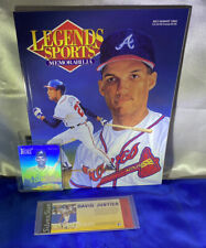 David justice legends for sale  Shipping to Ireland