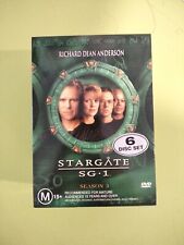 STARGATE SG 1 temporada 3 caixa conjunto terceira temporada 6 discos conjunto frete grátis comprar usado  Enviando para Brazil