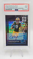 CHRISTIAN WATSON 2022 DONRUSS OPTIC BLACK PANDORA AUTOMÁTICO/25 GREEN BAY PACKERS comprar usado  Enviando para Brazil