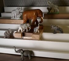 Dollhouse Miniatures Lot; Elephants for decorating mini shelves, & misc. mediums for sale  Shipping to South Africa