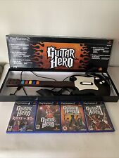 Guitar Hero wired Controller with games and strap Playstation 2 PS2 No Inserts, used for sale  Shipping to South Africa