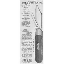 Patent bulldog knife for sale  GLASGOW
