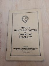Chipmunk pilot notes for sale  HESSLE