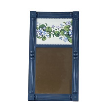 Trumeau Pier Wall Modern Blue Floral Colorful Design 10 x 18, used for sale  Shipping to South Africa