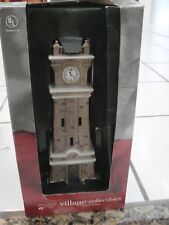 Torre do Relógio Colecionáveis Holiday Time Village Marrom com Caixa comprar usado  Enviando para Brazil