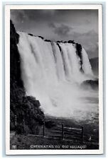 1961 Cataratas Do Rio Iguazú Cascada Brasil RPPC Foto Vintage Postal segunda mano  Embacar hacia Argentina