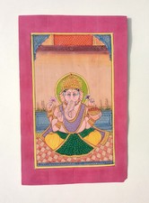 ganesha god paper painting decorative miniature for sale ganesha god paper painting decorative miniature for sale Shipping to Canada