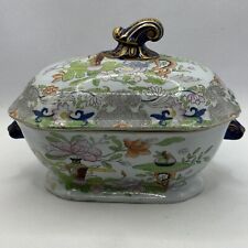 Delftware de Delftware de Piedra de Hierro Patente de Masones Antigua China S Tureen China alrededor de 1820 segunda mano  Embacar hacia Argentina