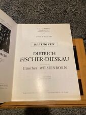 Fischer dieskau weissenborn d'occasion  Rennes