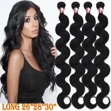1-4 Bundles Brazilian Indian Thick Virgin Human Hair Weave Sew In Extensions USA for sale  Shipping to South Africa