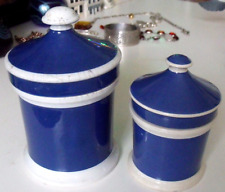 Apothecary jars 10cm for sale  FAREHAM
