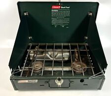 1998 Coleman Model 424 Dual Fuel 2 Burner Camp Campstove Survival Cooking Stove, used for sale  Shipping to South Africa