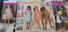 4 Sewing Patterns Simplicity 2171, 3859 Size A 3,4,5,6,7,8 -McCall's 2143, 5512  for sale  Shipping to South Africa