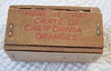 Vntg crate california for sale  Athol