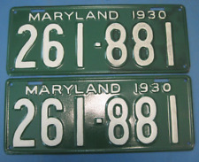 1930 maryland license for sale  Montpelier