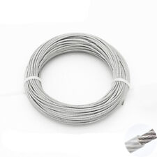 Cable de alambre de acero inoxidable PVC recubierto de plástico 1 mm 2 mm 3 mm 4 mm 5 mm 6 mm 8 mm segunda mano  Embacar hacia Argentina