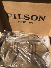 Jaqueta cruzadora masculina FILSON tecido de estanho forrada curta bronzeado escuro tamanho 2XL MSRP $350, usado comprar usado  Enviando para Brazil