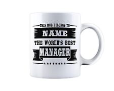 Manager personalised mug for sale  ENFIELD